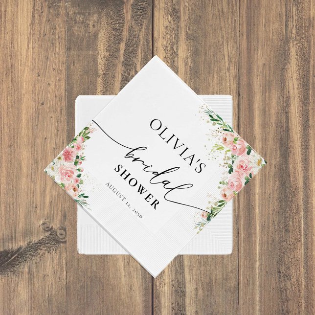  Rosa ros Guld Möhippa Napkin Pappersservett (Skapare uppladdad)