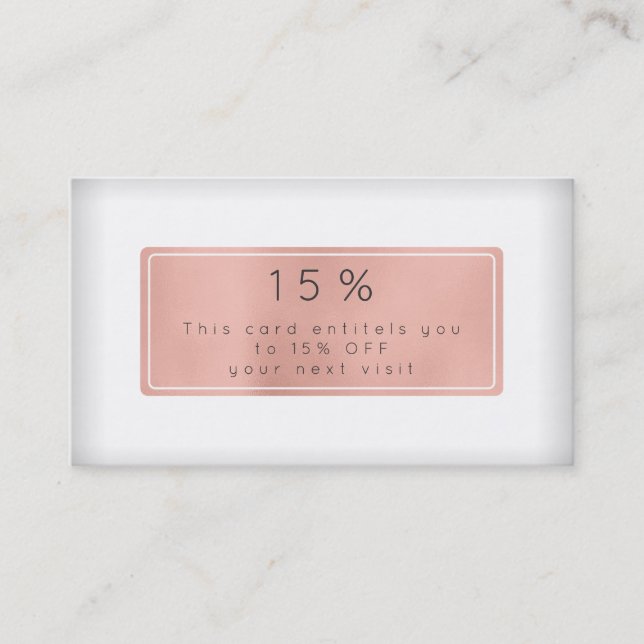 Rosa ros Guld Powder White Rabatt Salon (Framsida)