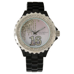 Rosa ros Guld Sweet sixteen Armbandsur