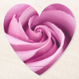 Rosa ros har mappats till Perfektion Underlägg Papper