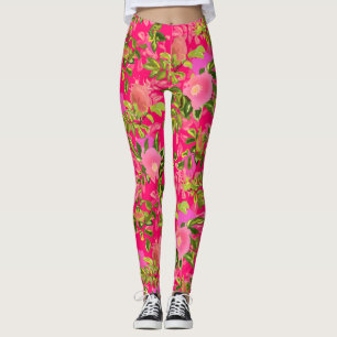 Rosa ros höft, rosa vild ro höft leggings