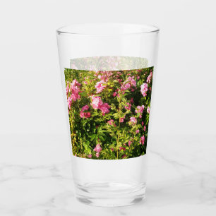 Rosa ros i blomman Bröllop Glaskopp