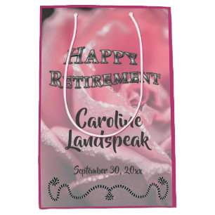 rosa ros i Bloom Silver ram Lycklig Pension i