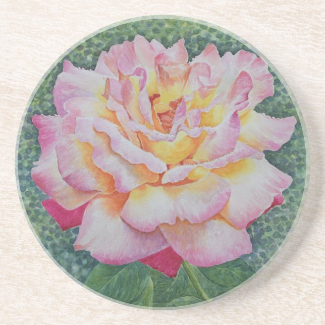 Rosa ros i vår underlägg (Framsidan)