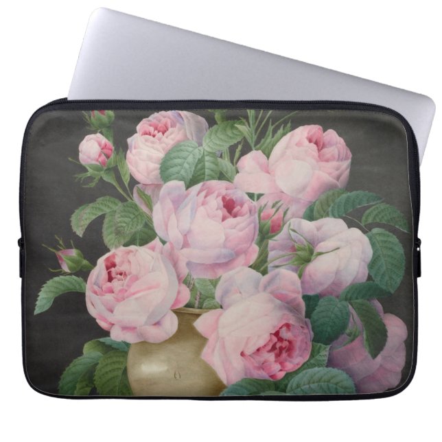 Rosa ros i Vas - Pierre Joseph Redouté Laptop Fodral (Framsidan)