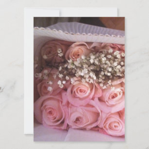 Rosa ros Inbjudan