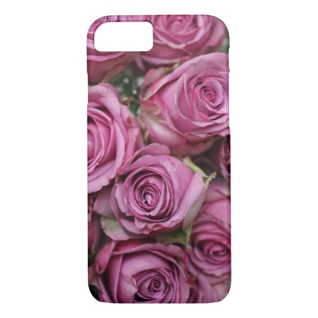 Rosa ros iPhone 7 Fodral Case-Mate iPhone Skal (Baksida)