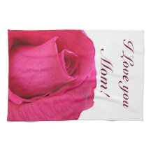 Rosa ros jag älskar dig mamma