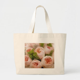 Rosa ros jumbo tygkasse