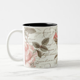 Rosa ros-kaffe Mugg