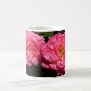 Rosa ros kaffemugg