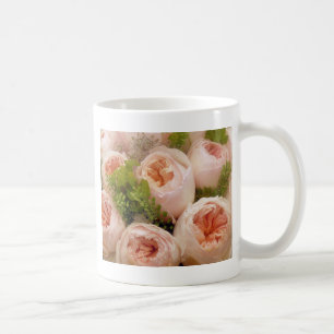 Rosa ros kaffemugg