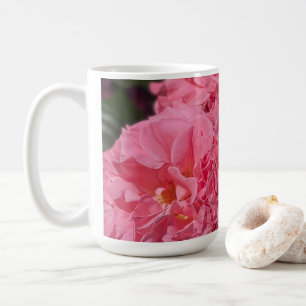 Rosa ros kaffemugg