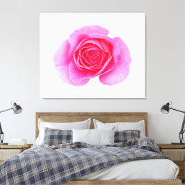 Rosa ros Kanvastryck