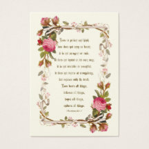 Rosa ros katolskt Bröllop Prayer Card