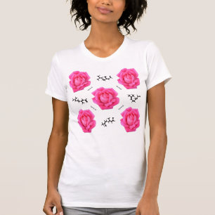 Rosa ros Kemi Science Flower T Shirt
