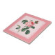 Rosa ros keramiska Redoute belägger med tegel Kakelplatta (Sidan)