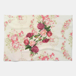 Rosa ros Kitchen Towel Kökshandduk