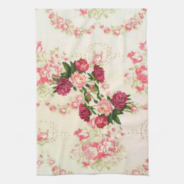 Rosa ros Kitchen Towel Kökshandduk