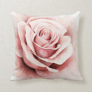 Rosa ros kudde