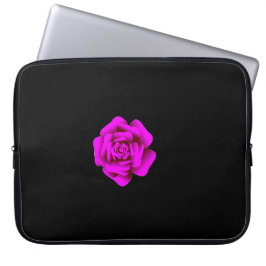 Rosa ros laptop fodral