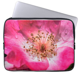Rosa ros laptop fodral