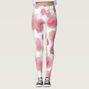 Rosa ros leggings
