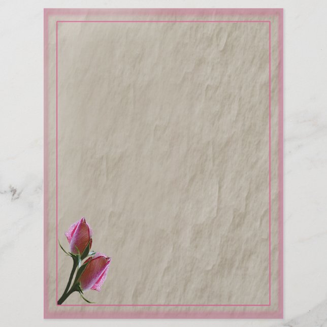 Rosa ros Letterhead (Framsida)