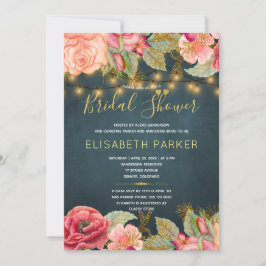 rosa ros ljus-flottan guld möhippa inbjudningar