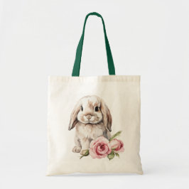 Rosa ros Lop Bunny Rabbit Tygkasse