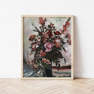 Rosa ros Lovis Corinth Poster