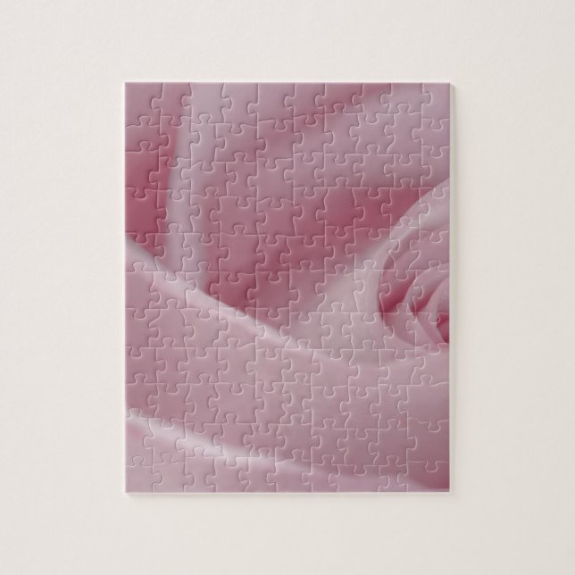 Rosa ros Makro Pussel (Vertikal)