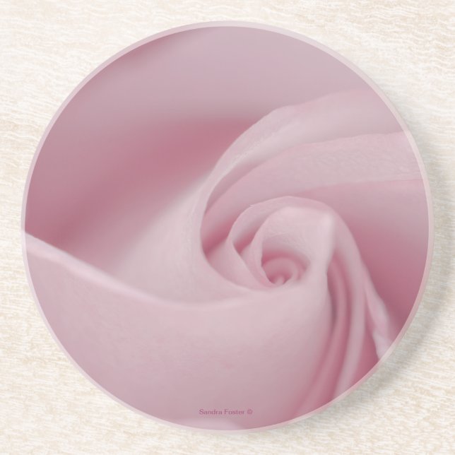 Rosa ros Makro Underlägg Sandsten (Framsidan)