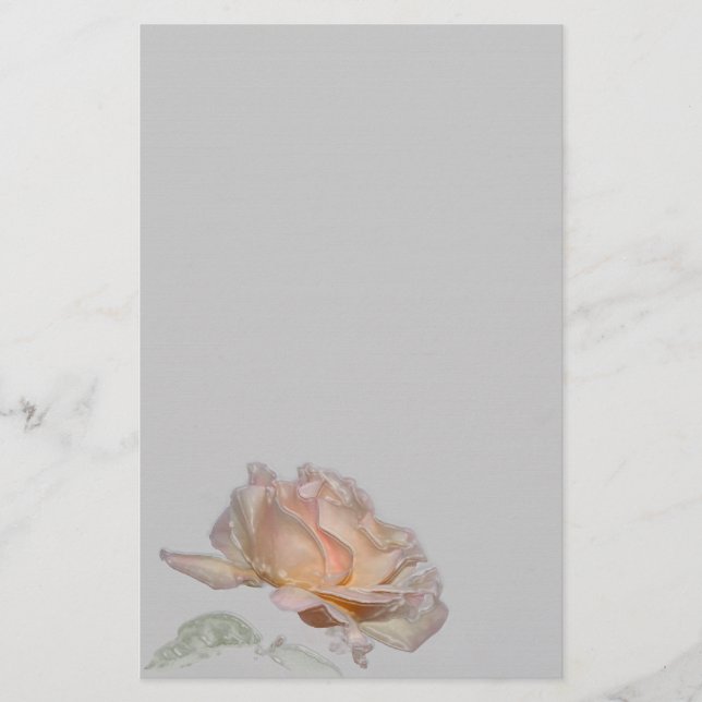 Rosa ros-mall brevpapper (Framsida)