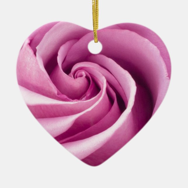Rosa ros mappad till Perfection Ornament (Framsidan)