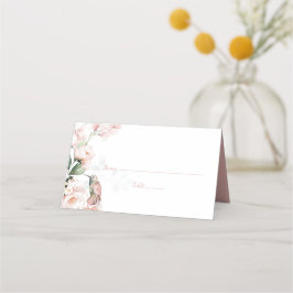  Rosa ros med Hummingbird Bröllop Placeringskort