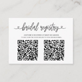 Rosa ros möhippa-register med QR-kod Tilläggskort