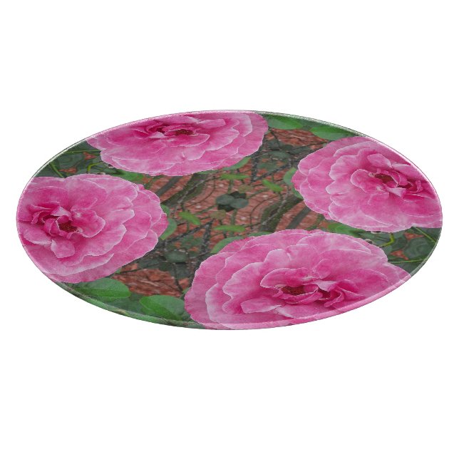 Rosa ros-mönster (Hörn)