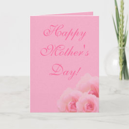 Rosa ros Mors dag Kort