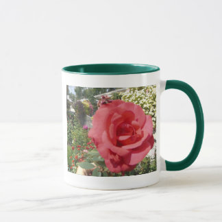 Rosa ros mugg