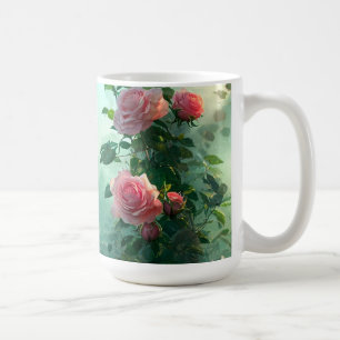 Rosa ros - Mugg, Kopp