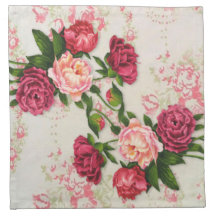 Rosa ros Napkin