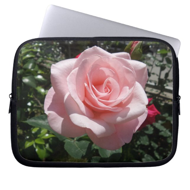 Rosa ros Neoprene Laptop sleeve 10 tum (Framsidan)