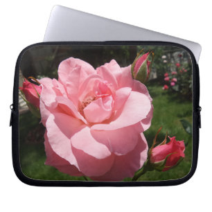 Rosa ros Neoprene Laptop sleeve 10 tum