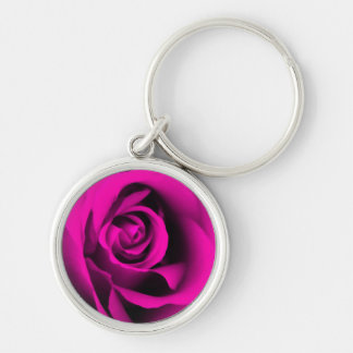 Rosa ros Nyckelring