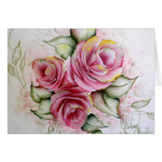 Rosa ros OBS kort
