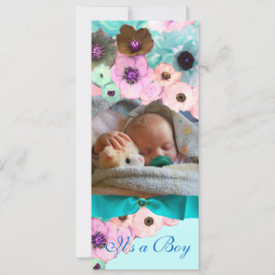 ROSA ROS OCH BLUE BOW FOTOMMALL MONOGRAM INBJUDNINGAR