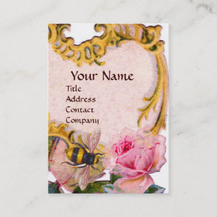 ROSA ROS OCH HONEY BEEKEEPER MONOGRAM VISITKORT
