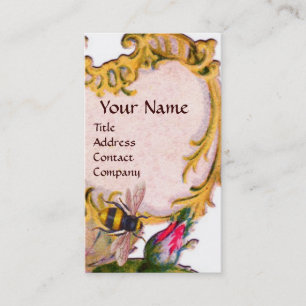 ROSA ROS OCH HONEY BEEKEEPER MONOGRAM VISITKORT