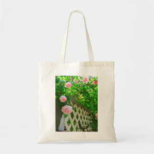 Rosa ros och Lattice - Martha's Vineyard Tygkasse
